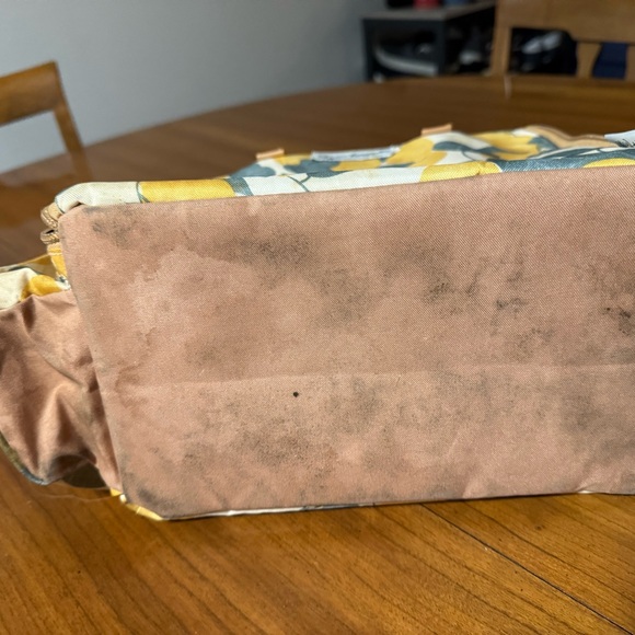 Fabric Lemon Patterned Insulated Lunchbox - Picture 6 of 6